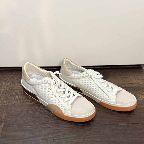 DV by Dolce Vita Cream and Tan Sneakers - Picture 2 of 5